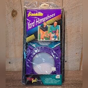 Franklin Yard Horseshoes Purple  No. 3212 Polyethylene All Weather Outfoor Game